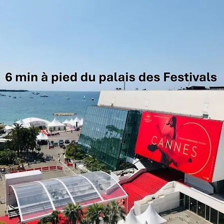 Апартаменты Elegant 2 Pieces Terrasse, Carlton Martinez- Proche Croisette A1b238 *